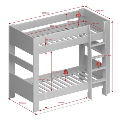 Steens For Kids Bunk Bed in Folkestone Grey