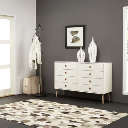 Softline Shoe Cabinet 3 Flip Down Doors in White