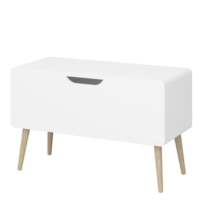 Gaia Toy Box in Pure White