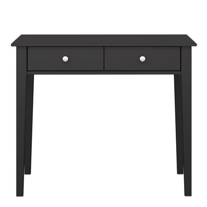 Tromso Desk 2 Drawers Black