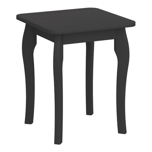 Baroque Stool in Black