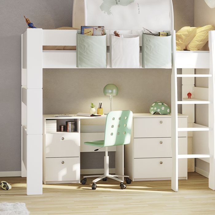 Steens For Kids Desk 2 Drawer in White