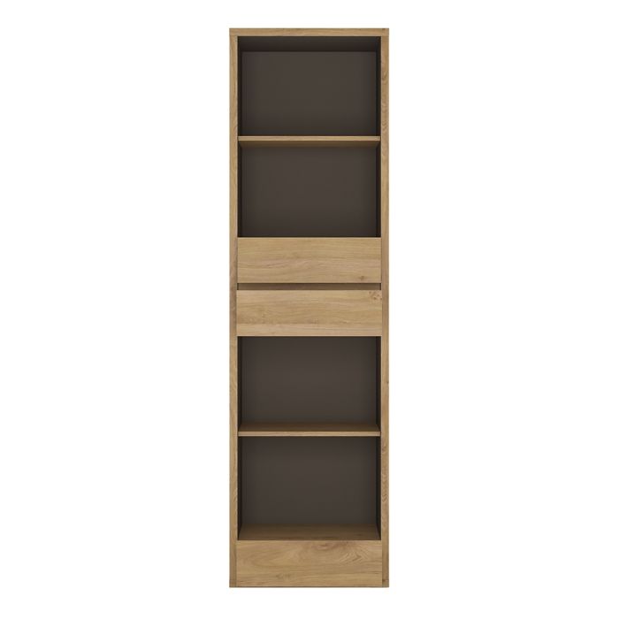 Shetland Tall Narrow 3 Drawer Bookcase