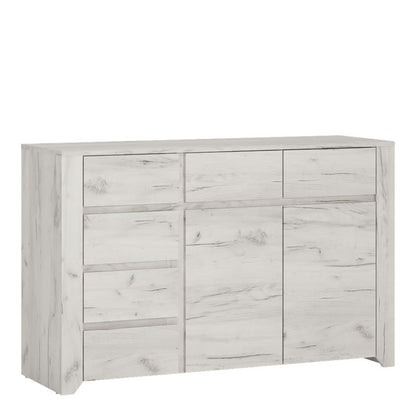 Angel 2 Door 3+3 Drawer Wide Chest