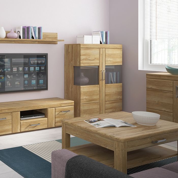 Cortina 2 Door Cabinet in Grandson Oak