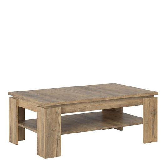 Rapallo Large Coffee Table in Chestnut and Matera Grey