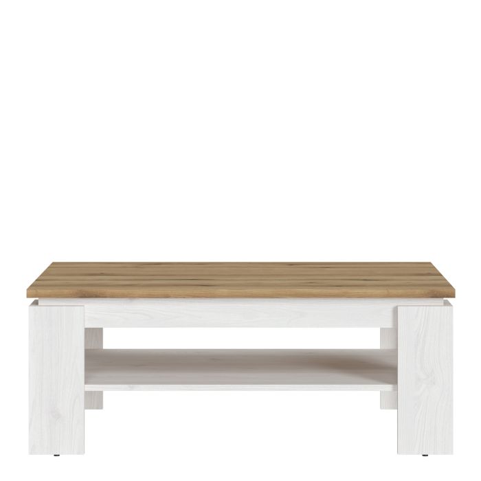 Celesto Coffee Table in White and Oak