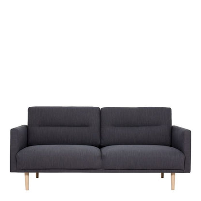 Larvik 2.5 Seater Sofa - Anthracite, Oak Legs