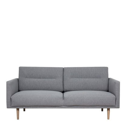 Larvik 2.5 Seater Sofa - Grey, Oak Legs