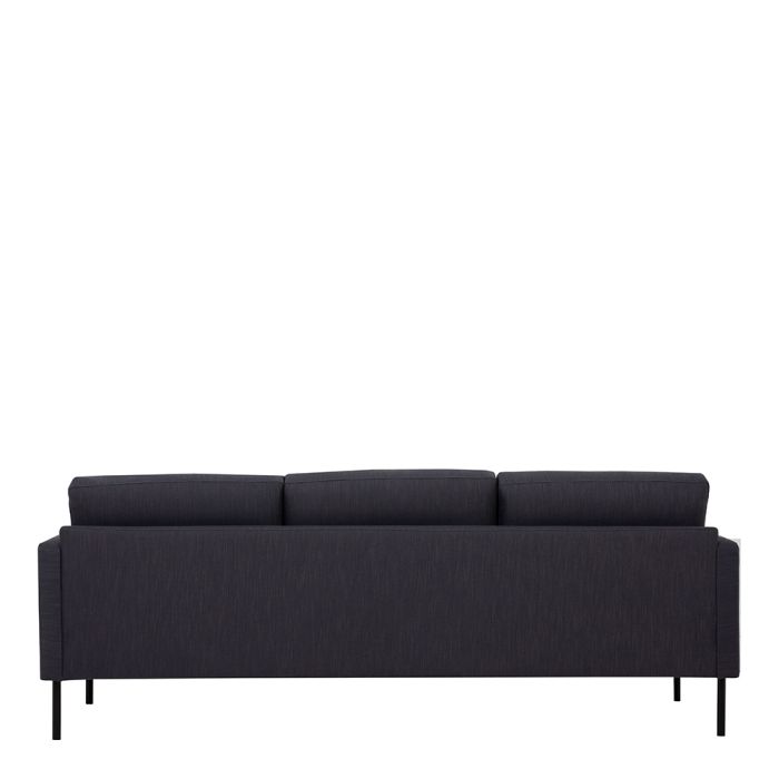 Larvik 3 Seater Sofa - Anthracite, Black Legs