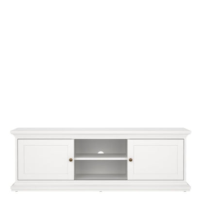 Paris TV-unit 2 frame Doors in White