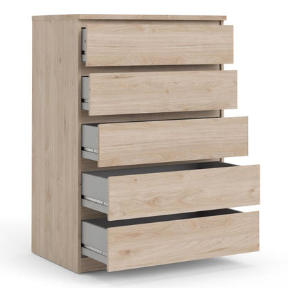 Naia Chest of 5 Drawers in Jackson Hickory Oak