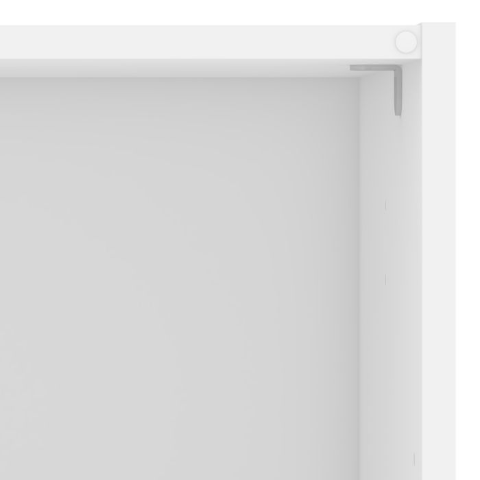 Space Wardrobe 1 Door in White 1750