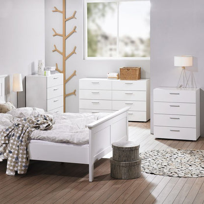 Pepe Chest of 4 Drawers in White