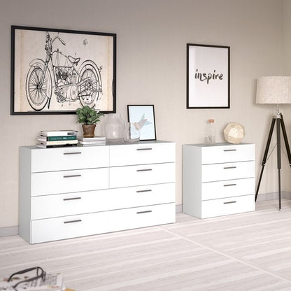 Pepe Chest of 4 Drawers in White