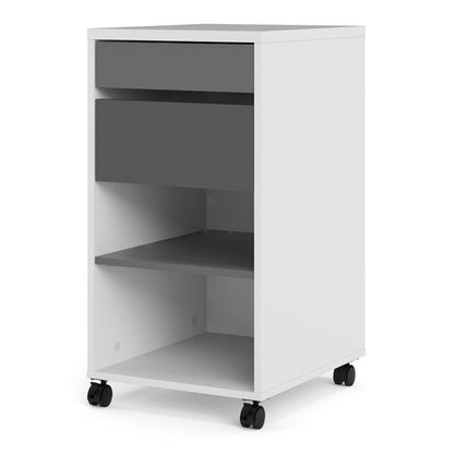 Function Plus Mobile File Cabinet 2 Drawers 1 shelf FSC Mix 70 % NC-COC-060652