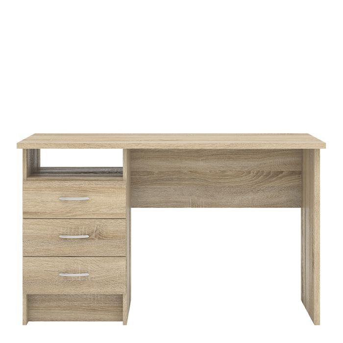 Function Plus Desk 3 Drawers in Oak FSC Mix 70 % NC-COC-060652