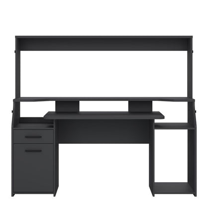 Function Plus Gaming Desk with 1 Door 1 Drawer