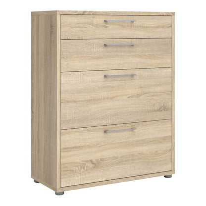 Prima Office Storage with 2 Drawers 2 File Drawers In Oak