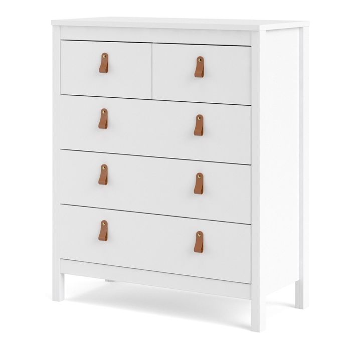 Barcelona Chest 3+2 Drawers in White