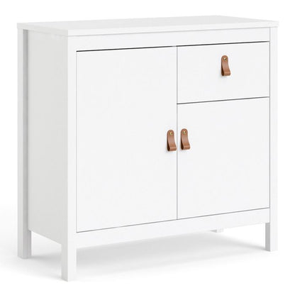 Barcelona Sideboard 2 Doors 1 Drawer in White