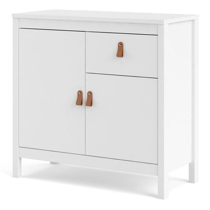 Barcelona Sideboard 2 Doors 1 Drawer in White