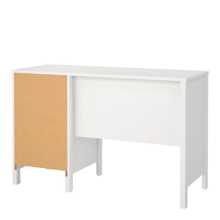 Barcelona Desk 3 Drawers in White