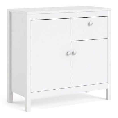 Madrid Sideboard 2 Doors 1 Drawer in White