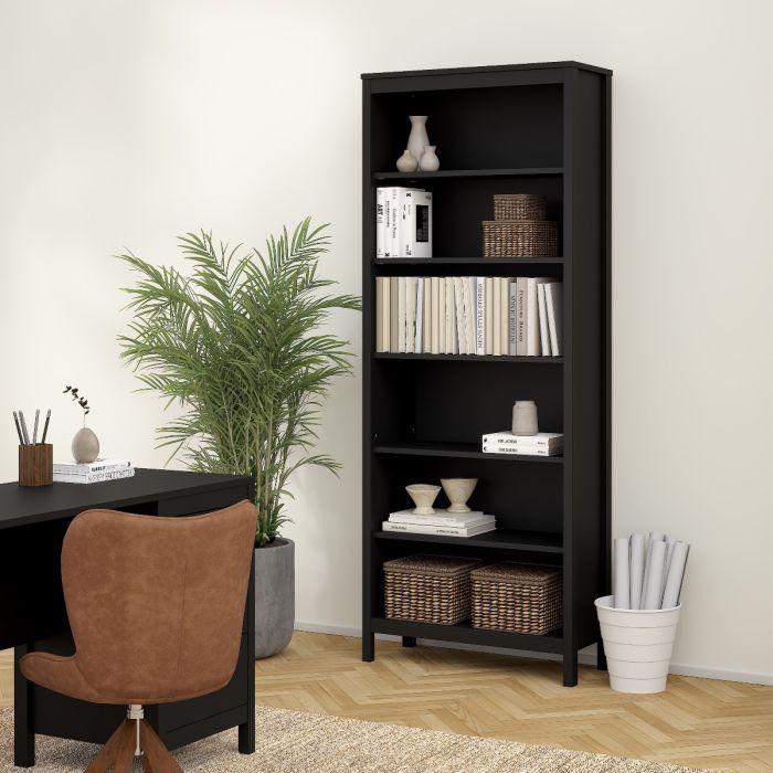 Barcelona Bookcase in Black