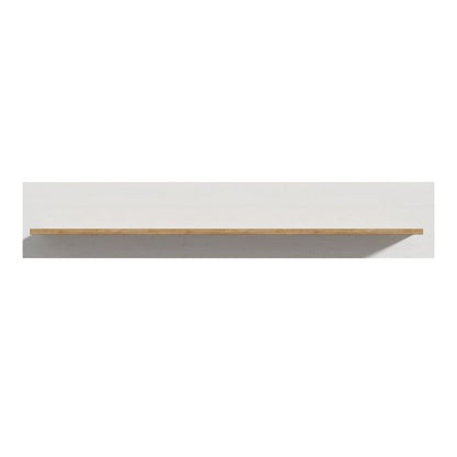 Bohol 160cm Wall Shelf in Riviera Oak/White