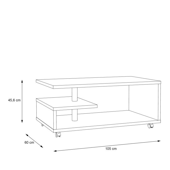 Bailey Coffee Table in Sonoma Oak