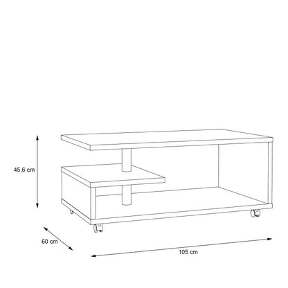 Bailey Coffee Table in Antique Oak