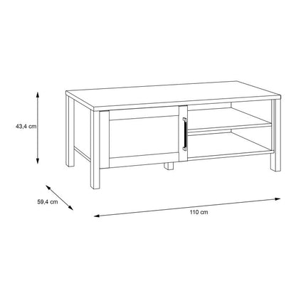 Malte Brun Coffee Table in Waterford Oak