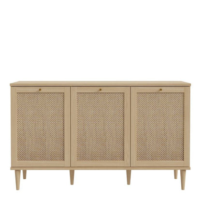 Calasetta 3 Door Sideboard in Rattan