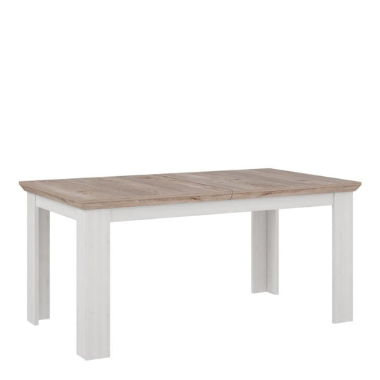 Illopa Extending Dining Table 160-207cm in Oak Nelson/Snowy Oak