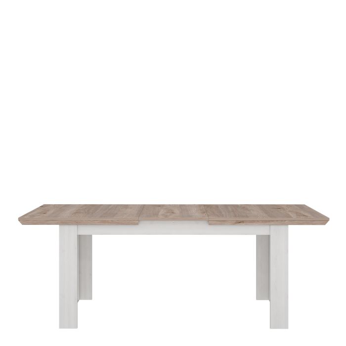 Illopa Extending Dining Table 160-207cm in Oak Nelson/Snowy Oak