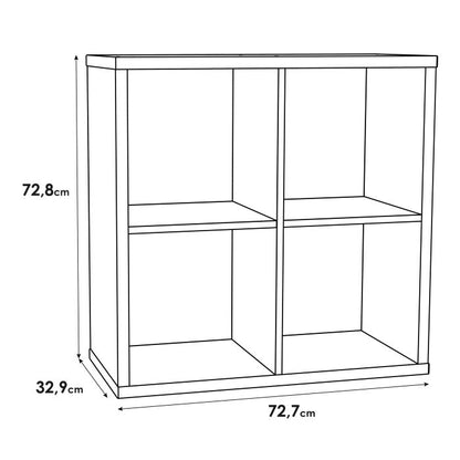 Mauro 2x2 Storage Unit in Matt White