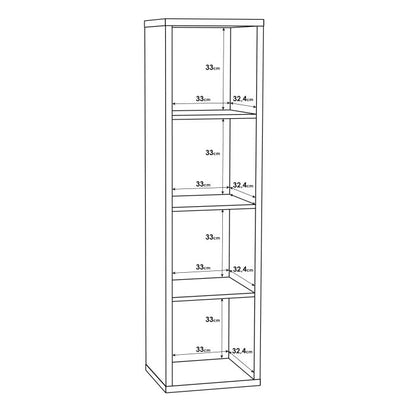 Mauro 3 Shelves Storage Unit in Sand Oak