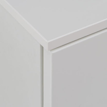 Sienna Chest of Drawers in White/White High Gloss