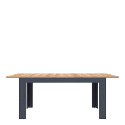 Bohol Extending Dining Table 160-207cm in Riviera Oak/Navy