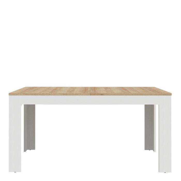 Bohol Extending Dining Table 160-207cm in Riviera Oak/White